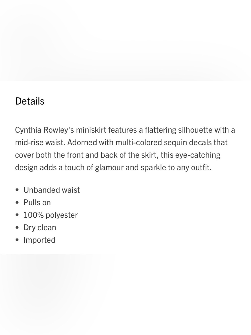 Cynthia Rowley Sequined Colorblock Mini Skirt - Picture 10 of 10